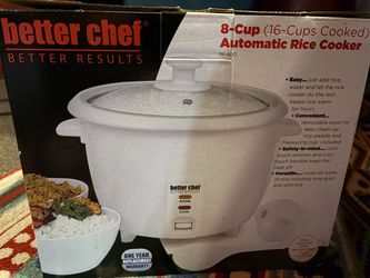Better Chef IM-400 8-Cup Automatic Rice Cooker - Brand New in Box
