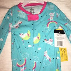 Pajamas Footed 100% Cotton 4T