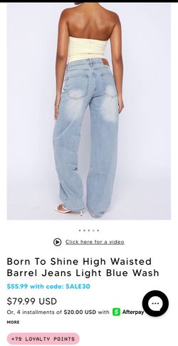 White fox jeans