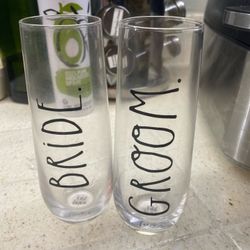 Rey Dunn His And Her Wine Glasses!