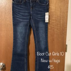 Girls NEW Boot Cut Jeans