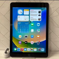 Apple iPad 5 Space Grey 128GB + Charger And Otterbox Case 