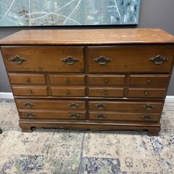 6 Drawer Wooden Dresser