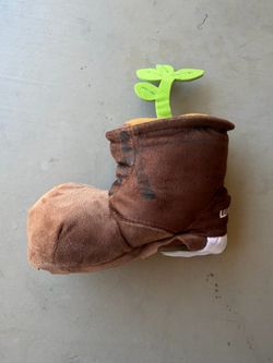 Disney Pixar Wall-E Brown Boot with Green Plant Plush Toy 7” - RARE