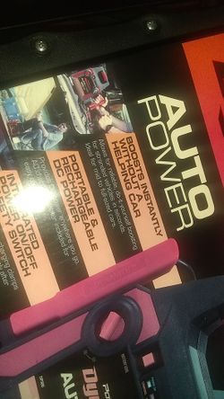 Powe pro dynamite auto power batter jumper.