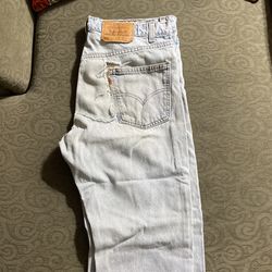 Worn Levi Jeans