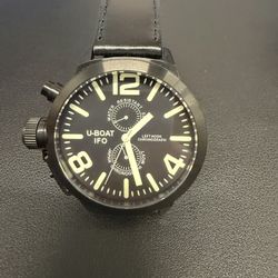 U-Boat IFO Left Hook Chronograph Watch – Limited Edition (Black)