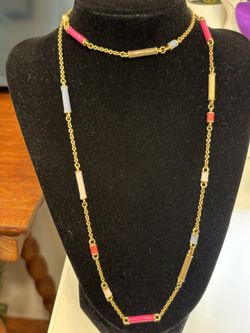Kate Spade Enamel Bar Neckace