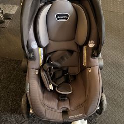 Shyft DualRide with Carryall Storage Infant Car Seat and Stroller Combo (Boone Gray)