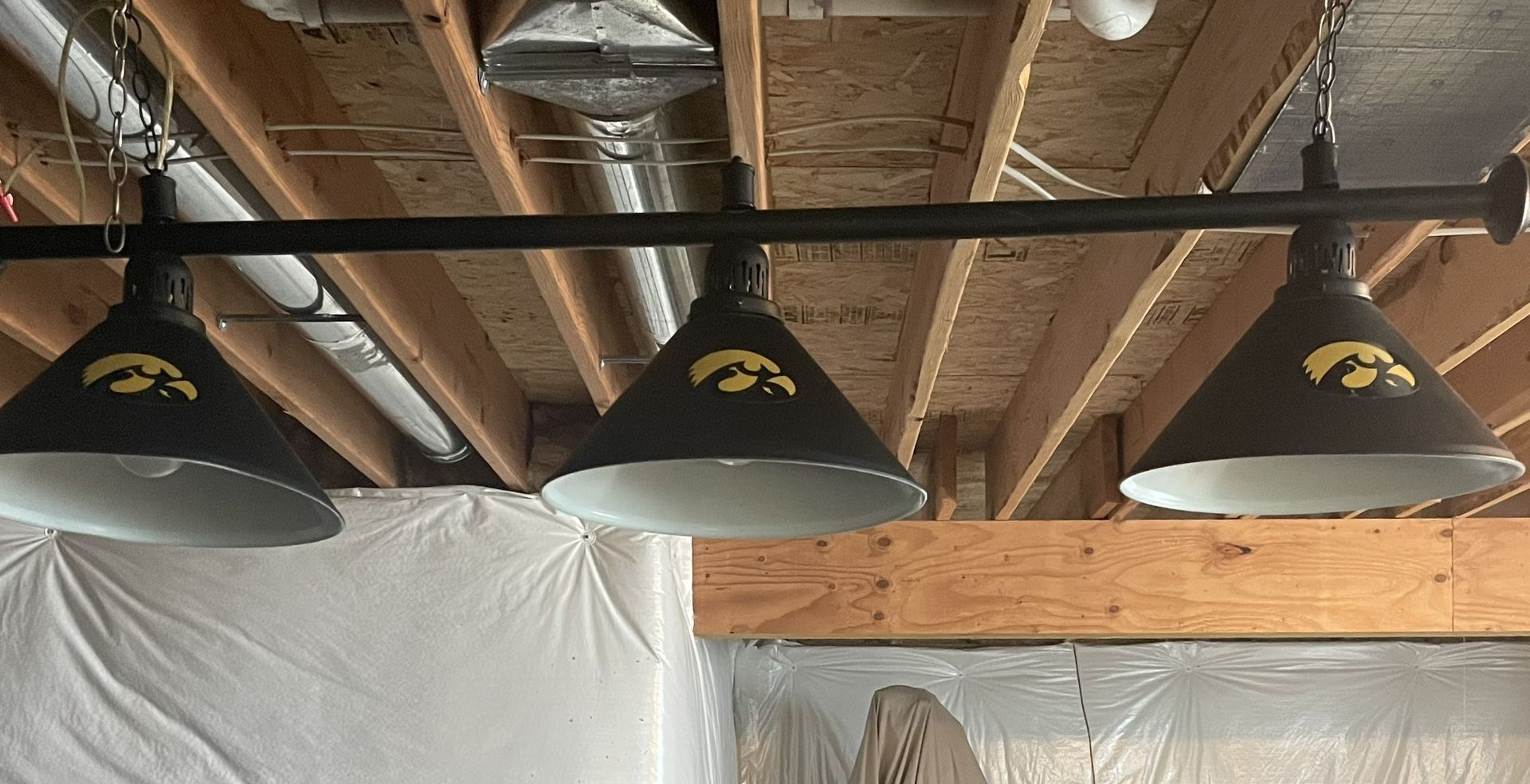 Iowa Hawkeye Pool Table Light