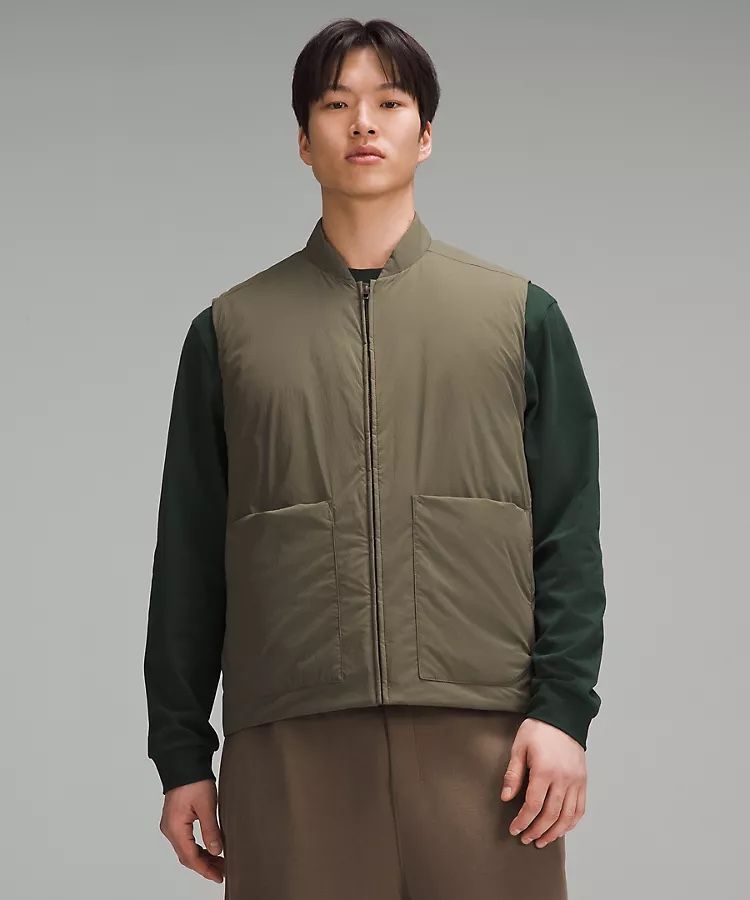 New Lululemon Men’s Insulated Utility Vest (XS) Army Green
