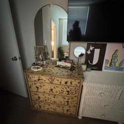 Antique Hand Painted Dresser