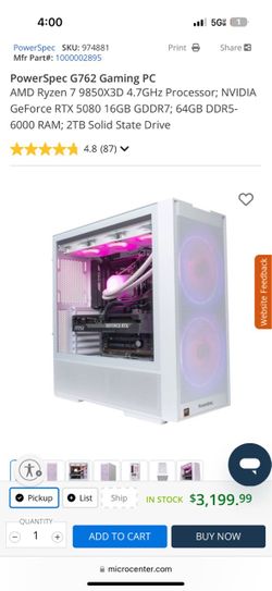 Gaming pc 5080