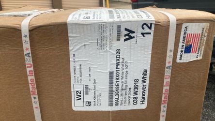 White brand new cabinets