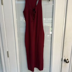 NWT Wild Fable Red Maxi Dress Size Small 