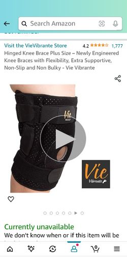 Knee Brace PLUS SIZE! 27.5"31.5" Thigh Circumference