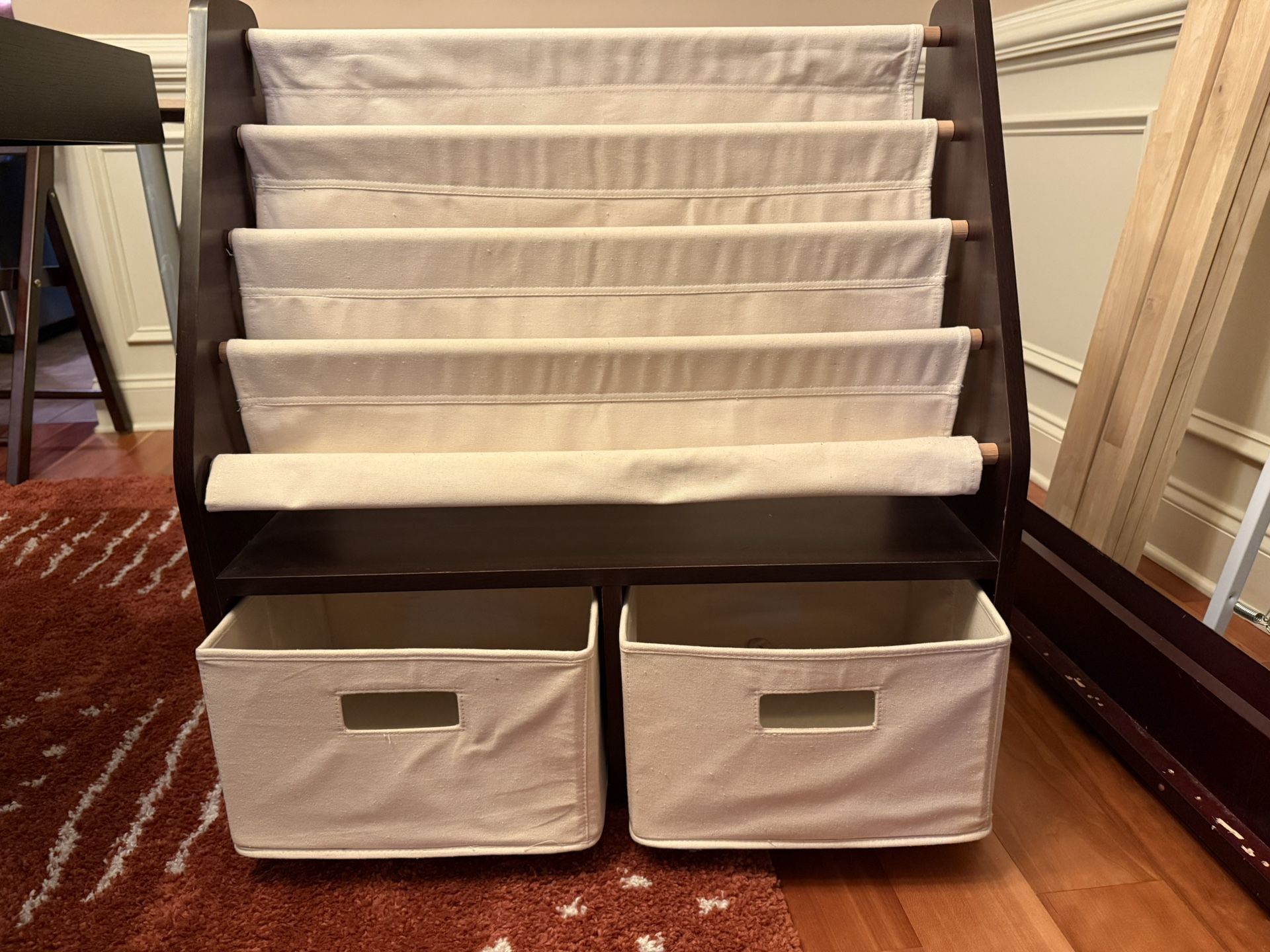 Kids Fabric Bookshelf