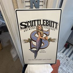 Scuttlebutt Brewing Co. Metal Sign 