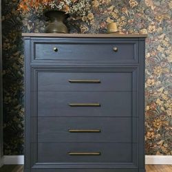 ✨ Barbo’s Fine Furniture MCM Tallboy – Professionally Refinished ✨