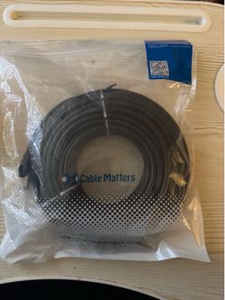 Cable Matters Cat 6A Shielded Ethernet Cable (50 FT)