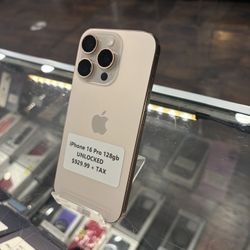 iPhone 16 Pro 128gb Unlocked 