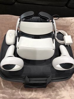 Meta Quest 2 — Advanced All-In-One Virtual Reality Headset Ext battery head trap