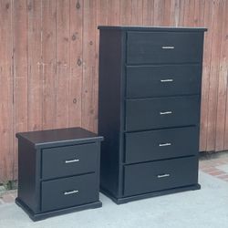 Solid Wood Dresser & Nightstand Set