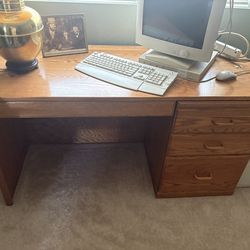 Solid Wood Office Set