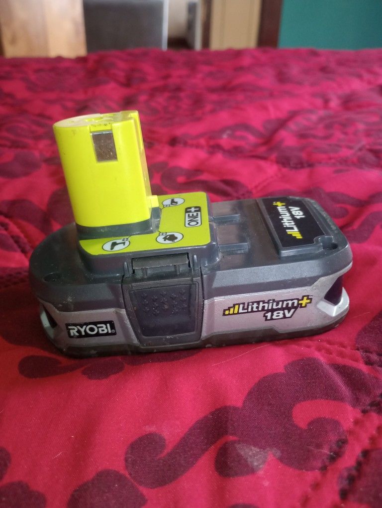 Ryobi Lithium Battery 18v 