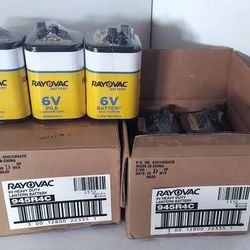 RAYOVAC Heavy Duty Lantern Battery, 6 Volt Screw Terminals, 945R4C 