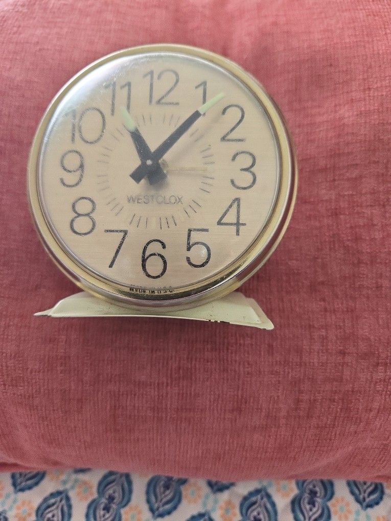 Vintage Windup Alarm Clock Big Ben Junior BY West Clok