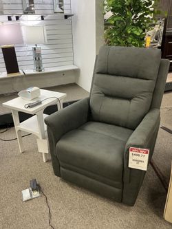 Grey Fabric Lift Chair
