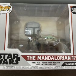 Star Wars The Mandalorian and Child Funko Pop! Vinyl Television Moment #390(New)