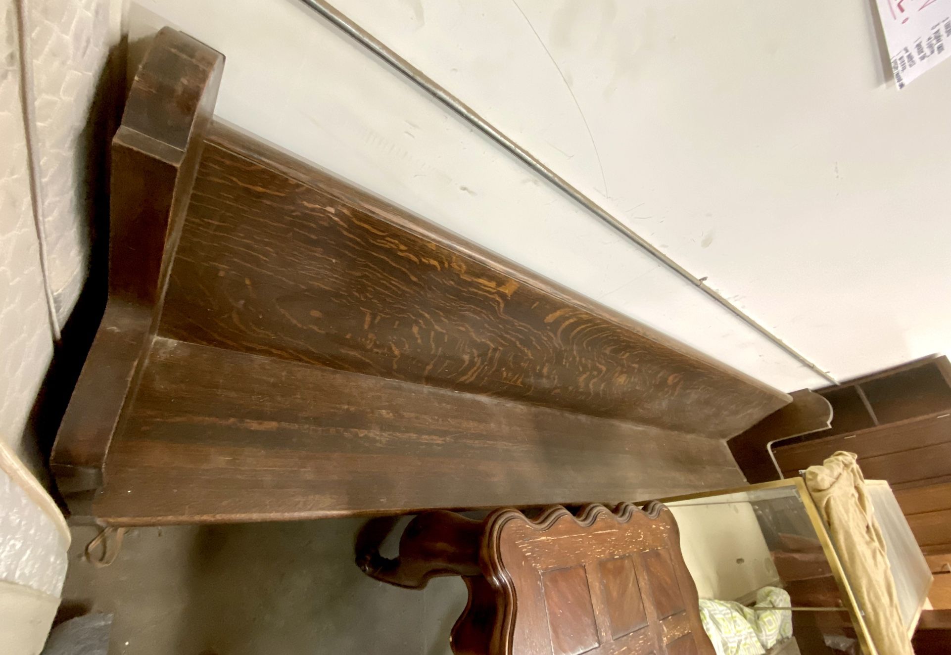 1800s Antique Church Pew /Bench 10FT