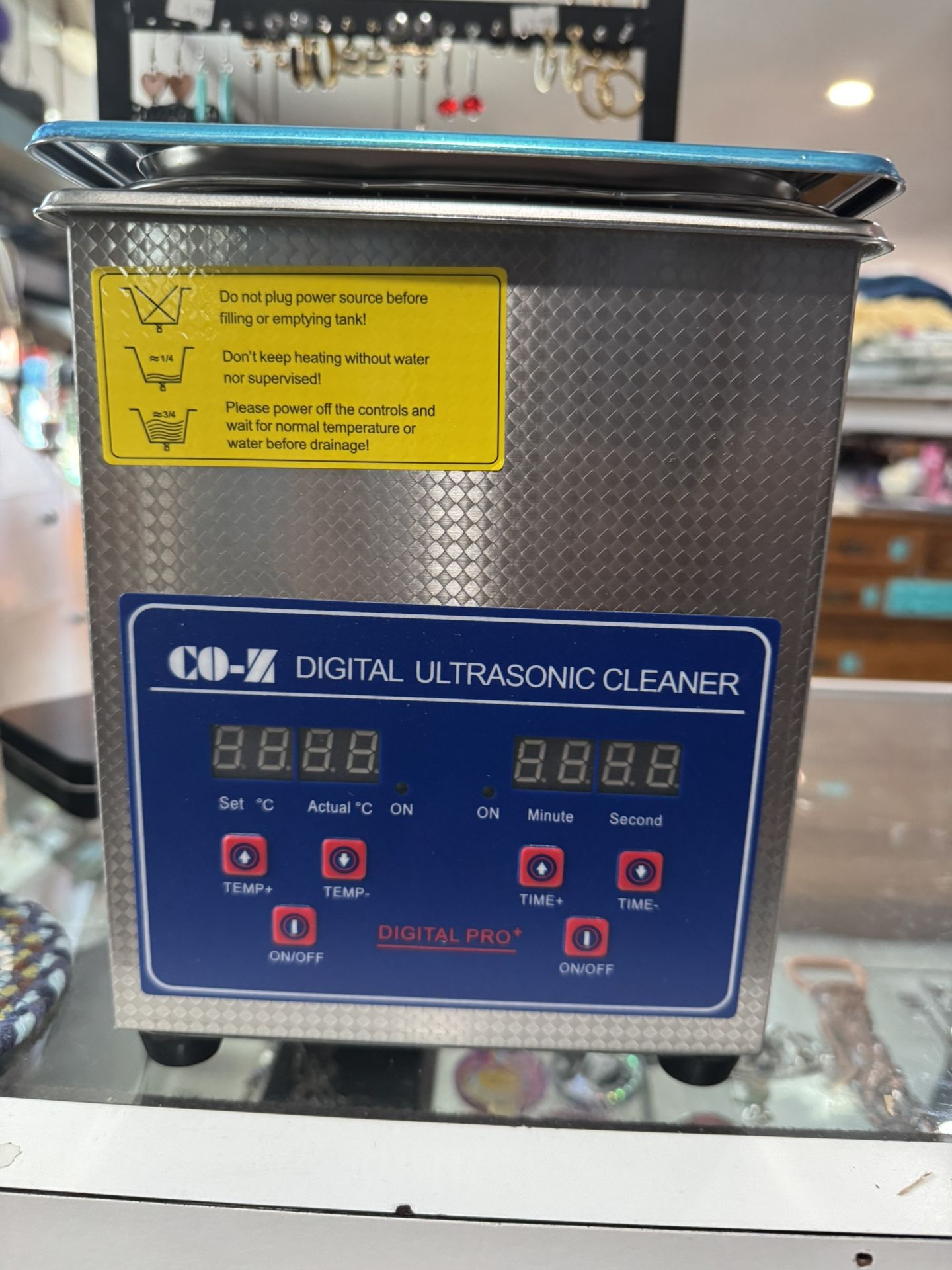 Ultrasonic Cleaner 2L w Heater for jewelry and glasses