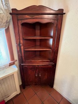 Country style corner hutch Country style corner hutch