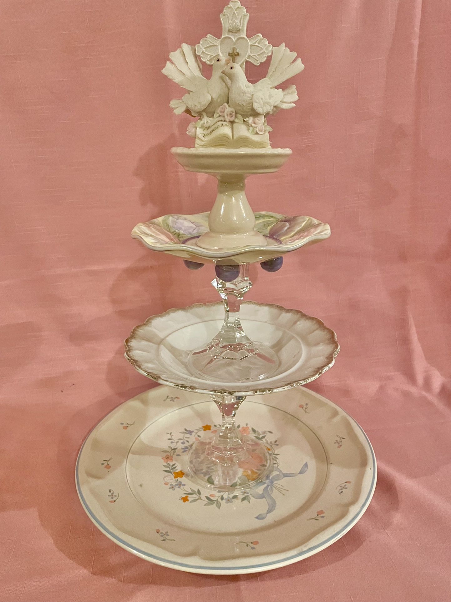 Vintage 3-tier Serving Dish