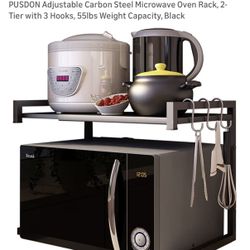 Adjustable C-shape Kitchen Rack For Appliances (microwave) 