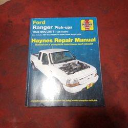 Haynes Repair Book For 93-11 Ford Ranger Pickups 