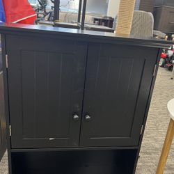 Black Bathroom Cabinet Wall Mounted