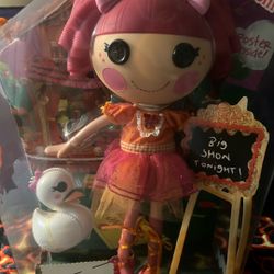 2010 New Lalaloopsy Tippy Tumblelina Doll With Pet Swan And Poster