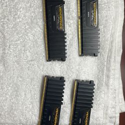 4x8GB Corsair Vengeance DDR4 3200 Ram