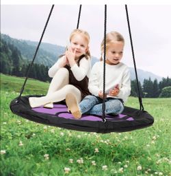 40'' Flying Saucer Spinning Swing Tree Chair Outdoor/Indoor