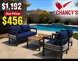 Outdoor Patio Furniture Set - 4 Piece Conversation Set - $456 - Oxnard