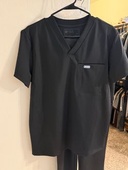 Men’s Figs scrub set (Black)