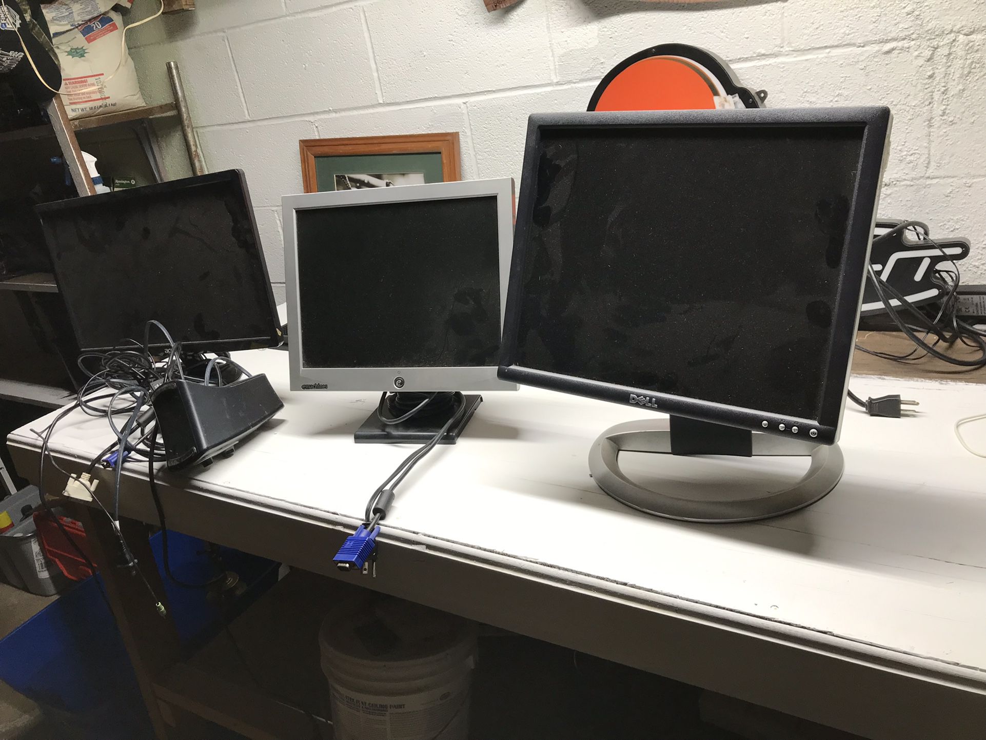 3 Computer Monitors $40 A Piece Obo