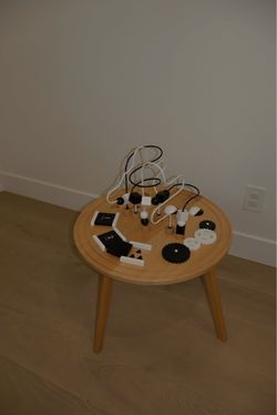 Crate & Barrel Baby Wooden Activity Table