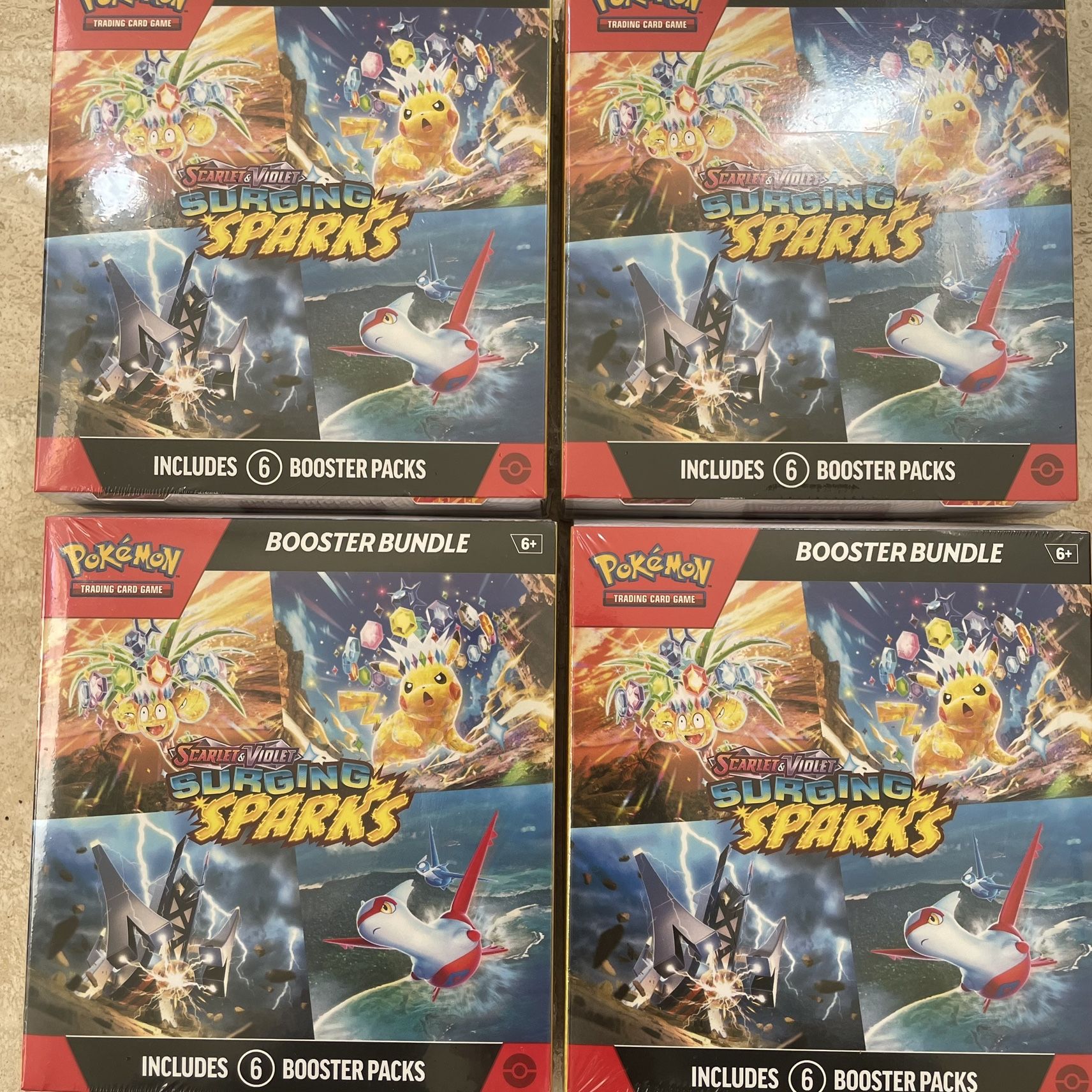 pokemon surging sparks booster box sale Pokémon TCG: Scarlet & Violet setting the stage for the supercharged Pikachu ex Pokemon Surging Sparks Booster Bundle