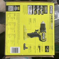 RYOBI ONE+ PSBDD01K 18V Compact Brushless Drill 2Batteries, Charger (E13)