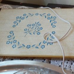 Corning Ware Blue Cornflower Electric Warm-O-Tray Hot Plate